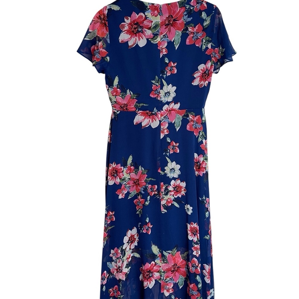 Kensie Navy Floral Midi Dress - Picture 5 of 10